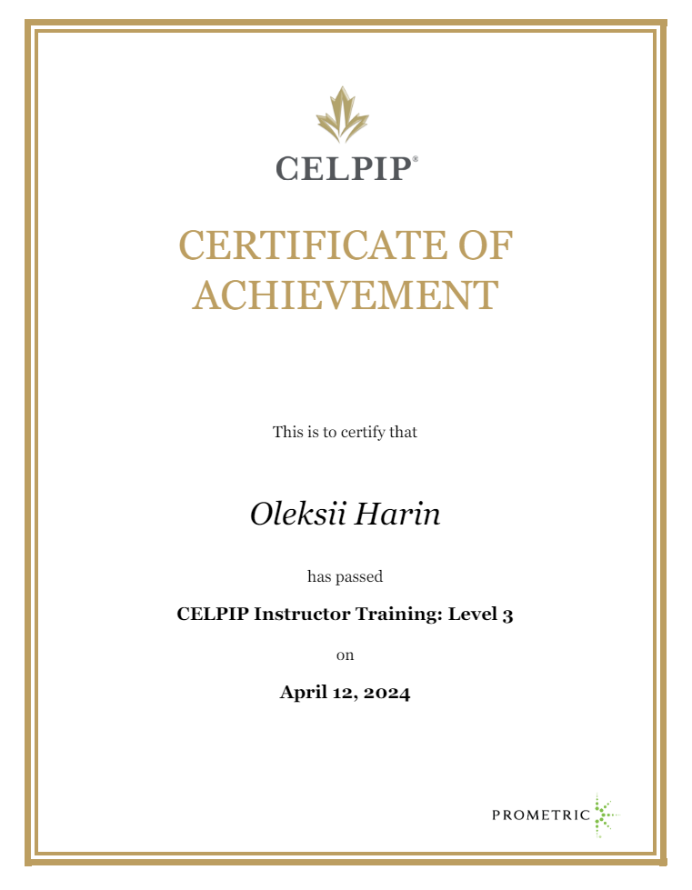 Nuestros certificados