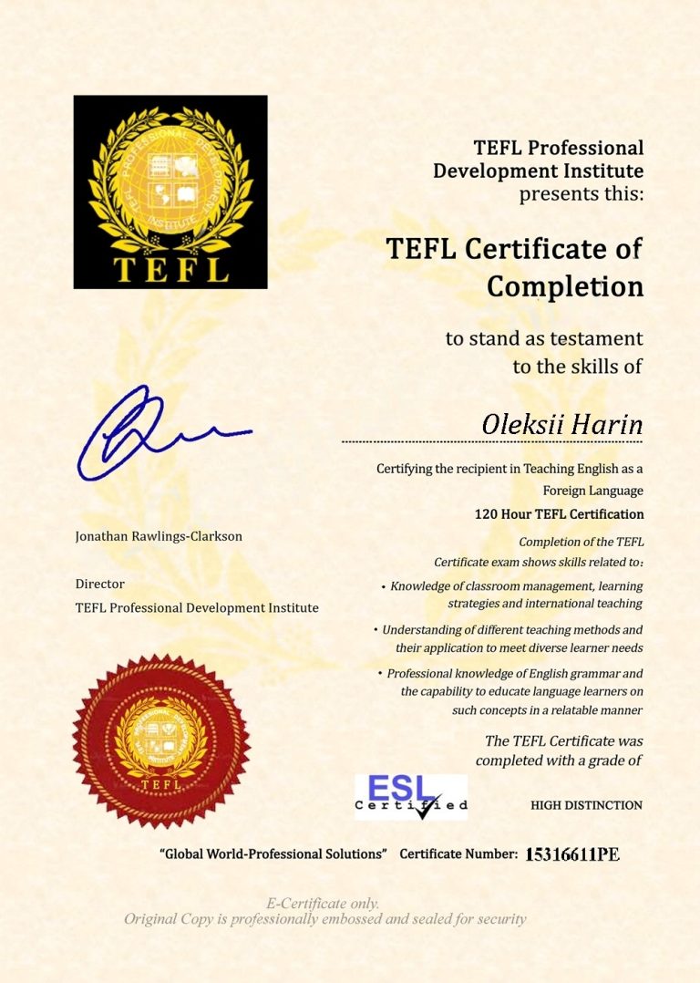 Nuestros certificados